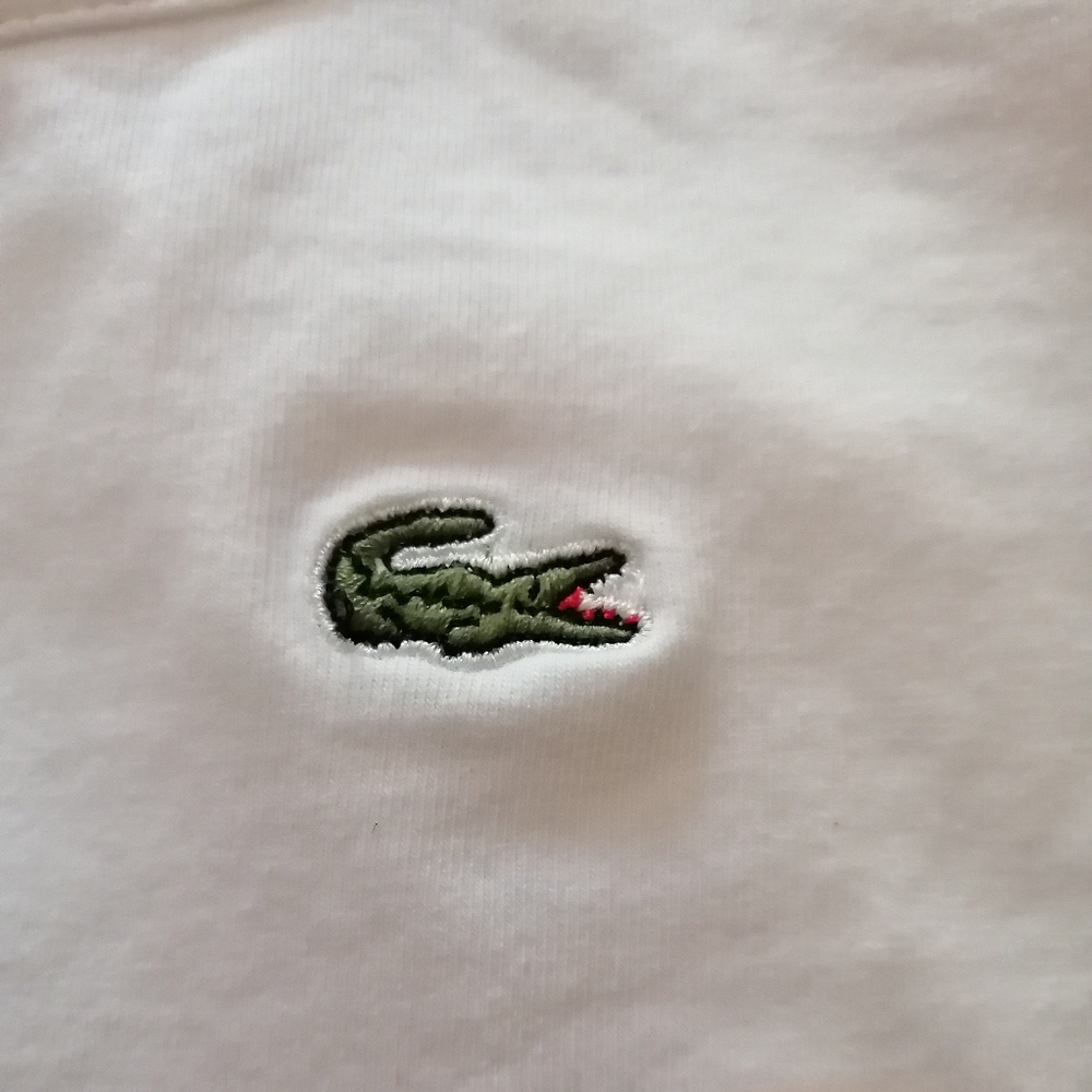 Lacoste white Tank Top Racer back Style sz… - Picture 6 of 11